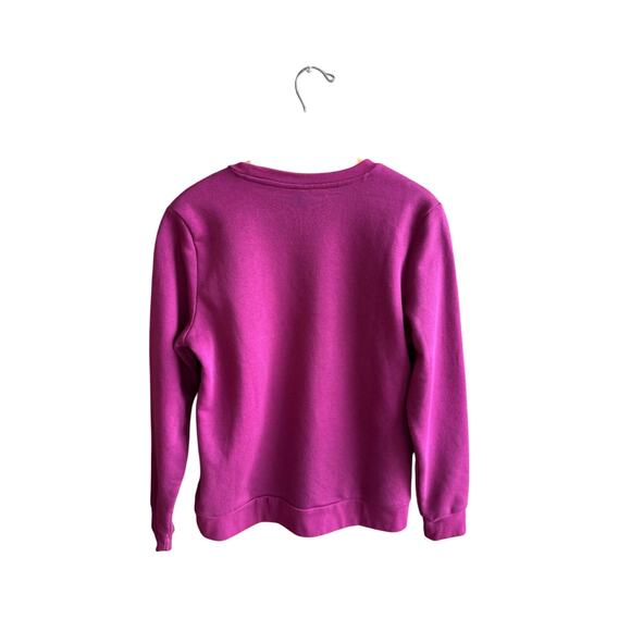 Adidas Golf Crewneck Sweatshirt athleisure Purple Magenta Powerberry Women M NWT - Picture 2 of 10